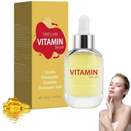 Vitamin Brightening Face Serum targets dullness, evens out skin tone, improves the appearance of fine lines and wrinkles, and is a vitamin-rich moisturizer suitable for all skin types