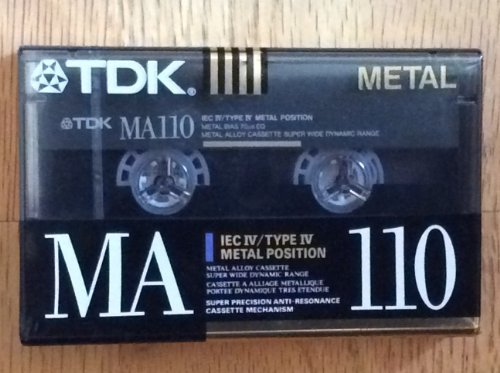 TDK MA110 Metall Bias Metall Legierung 110 Minuten Kassette Tape