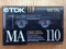 TDK MA110 Metall Bias Metall Legierung 110 Minuten Kassette Tape