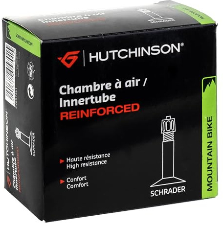 HUTCHINSON - Chambre À Air - VTT - Renforcé - Résistance Et Anti-Crevaison - Valve Schräder - Épaisseur 1.2 mm - 48 MM - 27,5 x 2,30-2,85