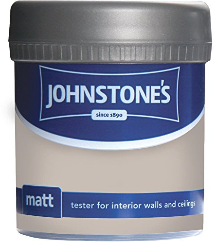 Johnstones No Ordinary Paint Water Based Interior Vinyl Matt Emulsion Tester Pot Chapel Stone 75ml