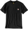 Carhartt Men's Relaxed Fit Heavyweight Short-Sleeve K87 Pocket T-Shirt, Black, XL
