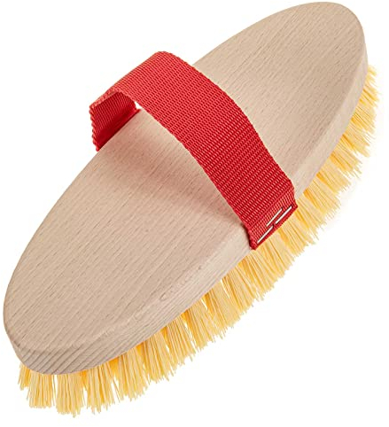 SIDCO Pferdebürste - Tierbürste für kurze Haare - Natur - Unisex - Europa