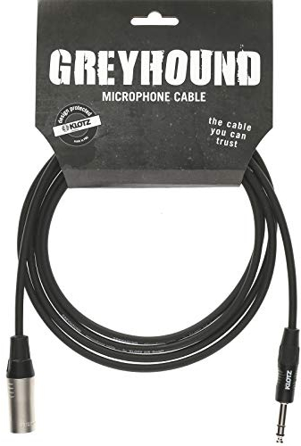 Klotz Greyhound XLR male / 6,3mm Stereoklinke 3m