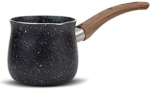 NAVA Pot à café turc - 430 ml - Verseuse turque avec revêtement en granit pour la préparation du café turc