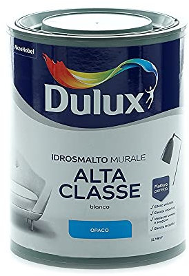 Dulux Alta Classe Smalto Murale all'Acqua per Interni, Ottimo Camere e Soggiorni, 1 Litro, Opaco, 1L