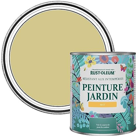 Rust-Oleum Green Mould Resistant Garden Paint in Matt Finish - Wasabi 750ml