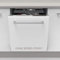 Sharp QW-NI25I44BX-DE Vollintegrierter Geschirrspüler / 60 cm/B / 14 Maßgedecke mit Besteckschublade / 8 Programme/Edelstahl