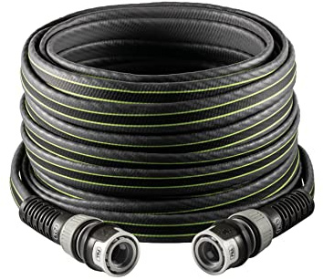 FITT FORCE 3/4 25 m, Tubo acqua per irrigazione giardino, Leggero, Resistente e compatto, Per Uso Intensivo, colore Grigio-Lime, -43% CO2e