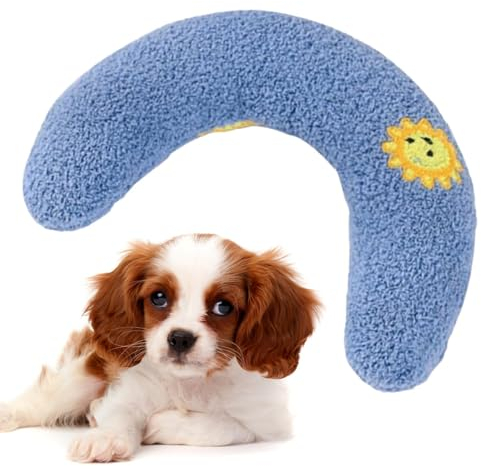 Kopfkissen Für Hunde Katzen Beruhigungskissen Für Hunde Haustierkissen Katzenkissen Hunde U-förmiges Katzenminze Kissen Zum Schlafen Beruhigendes Halswirbelkissen Nackenkissen Für Haustiere