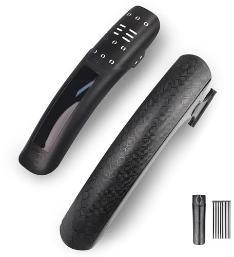 ZUKKA Fahrrad Schutzblech Set für Radgrößen von 24-29 Zoll I Set für Vorne und Hinten Schutzblech MTB,Abnehmbares Design,Universal Fahrradschutzblech，Schutzbleche Mountainbike