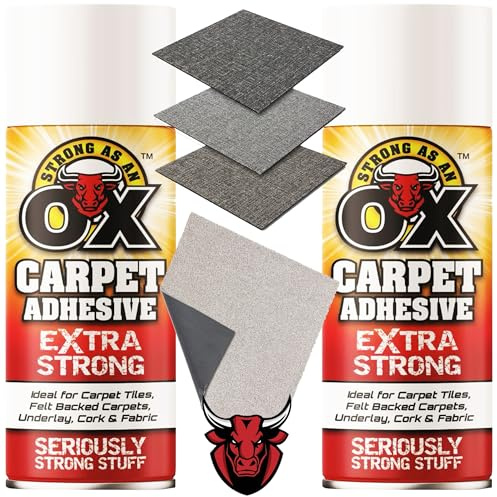 500ml Heavy Duty Extra Strong As An Ox Carpet Adhesive Multipurpose Contact Glue For Carpet, Vinyl, Tiles & Fabric (1)