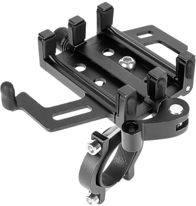 Supporto per telefono per bicicletta, supporto per smartphone da ciclismo, resistente agli urti, per mountain bike, urbani, escursioni, campeggio, pendolari, scooter, viaggi