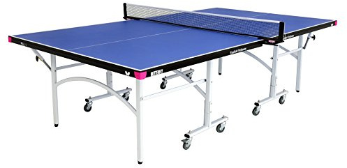 Butterfly Easifold Indoor Table Tennis Table - Blue/Silver, 275 X 153 X 77 Cm