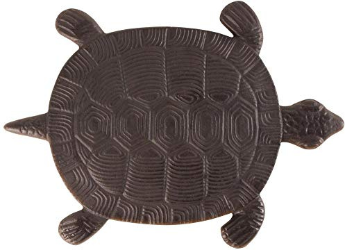3 Stück Esschert Design Gehwegplatten, Gartenplatten, Trittplatten, Terrassenplatten Motiv Schildkröte, ca. 32 cm x 23 cm x 1,8 cm