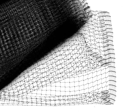 Bird B Gone Garden Bird Netting - 14' x 200' Roll – 3/4” Mesh - UV-Stabilized Bird Mesh for Garden Protection, Fruit Trees, Bushes, Plants - Anti Bird Netting Roll for Gardens & More - Black