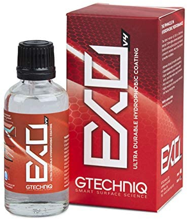 Gtechniq EXO Crystal Hydrophobic 30ml | Ultra Hydrophobic Coating, Repels Water and Dirt, High Gloss Finish, Long-Lasting Protection