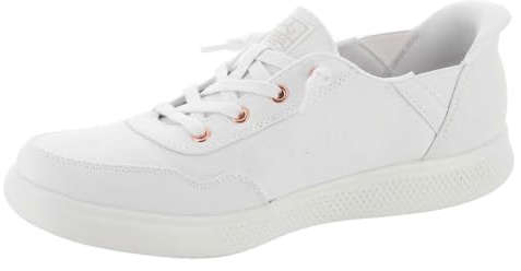 Skechers Damen Hands Free Slip Bobs Skip B Cute Sweet Sneaker, Weiss/opulenter Garten, 39 EU Weit