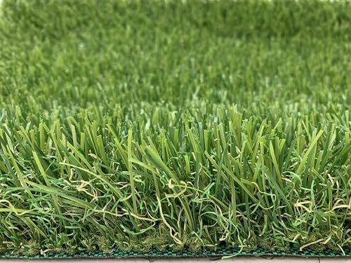Tadi & Imperio1979 Pelouse extérieure haute résistance - Rouleau de gazon artificiel - Gazon 40 mm - Gazon sur mesure - Gazon moelleux, dense et doux.