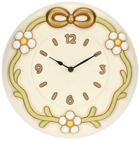 Thun Orologio con margherite e fiocco in ceramica