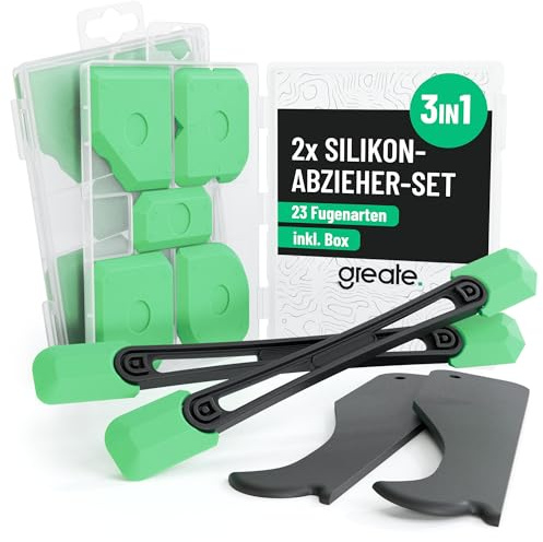 greate silikonutjämnare fogar set 14-delar - 10x flexibla