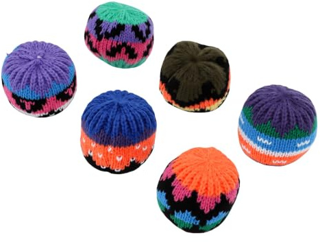 Generic Footbag Balls Unika Handgjorda Virkade Säckar för Utomhusspel Från 4 år och Uppåt 6-pack