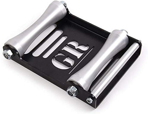 GRAND PITSTOP Motorcycle Wheel Cleaning Stand - Paddock Stand Replacement - Wheel Roller Stand for tire Cleaning & Chain Lubrication - Groller Large (Bikes < 600 lb & Tire Width <240 mm)