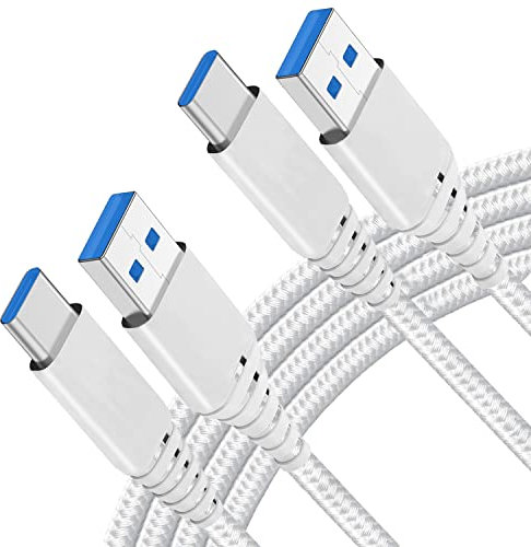 Cable USB A vers USB C Chargeur pour Samsung A14 A50 A12 A22 A32 S20 S21 Plus Ultra FE A32 A33 A53 A14 A54 A42 5G A41 A21S A31 A03S A52S S10 S10E,M12 M51 Note 10 20 Cordon Type C 2M 2M Charge Rapide