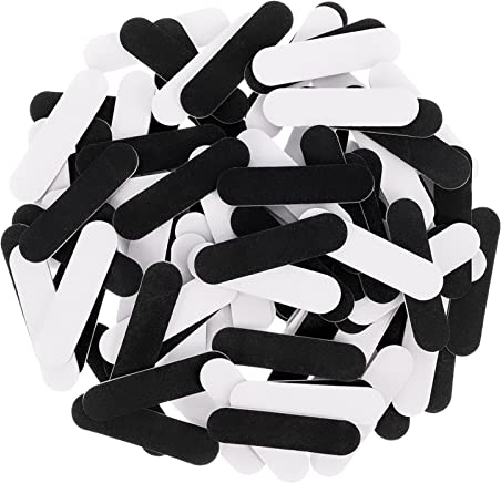 RosewineC 100 Pcs Mini Limes a Ongles 100/180 Lime a Ongle Professionnelle Vernis Semi Permanent Nail File Jetables Lime à Ongles Mini Double Face Manucure Accessoires pour Ongles