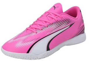 PUMA Unisex Ultra Play It-fotbollssko, Gift rosa Puma vit Puma svart, 44.5 EU