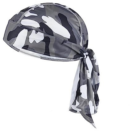SJTJSPX Bandana de Cyclisme Vélo Moto Casquette Sport Bandana Foulard Bandeau de Cheveux Séchage Rapide Chapeau Pirate Respirant Bonnet Turban sous-Casque Bandana de Cowboy Danse Course Natation