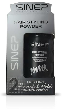 SINEP Haar Styling Powder Wax, Volumen Puder Haare, 10-20g, Stark Halt, Mattes Finish, Nicht Fettend, Alle Haartypen, Sofort Volumen & Fülle, Shaker Dose oder Kompakte Dose