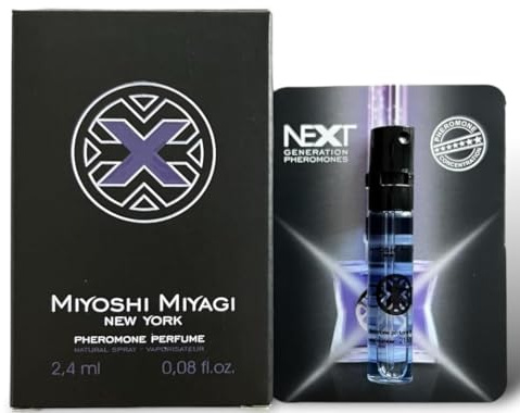 Miyoshi Miyagi New York perfume - Parfüm für Manner mit Pheromonen-Effekt Aphrodisiakum Lockstoff für Männer Perfume Zerstäuber für unterwegs Pheromones Perfume long lasting 2ml