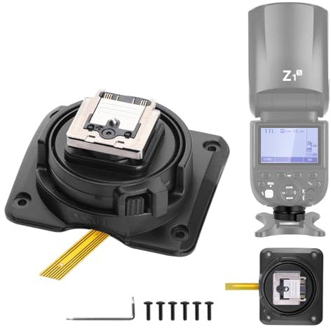 NEEWER Reemplazo de Zapata Z1-S, Solo para Flash de Cabeza Redonda Z1-S Compatible con Sony Cámara, Pieza de Reparación de Zapata Speedlite con Interfaz de Contacto de Metal Mejorada