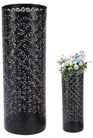 TQEBWUS 42×15cm Portaombrelli Moderno, Metallo Portaombrelli Design Moderno, Porta Ombrelli In Metallo, Autoportante Per Ombrello A Manico Lungo Ombrello Pieghevole