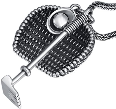 ASCHXUGX S925 Sterling Silver Vintage Yuanbao Kratta Sopskyffel HäNgsmycke, Jumper Kedja HäNgsmycke FöR MäN Och Kvinnor,Silver,Pendant + Chain 65cm