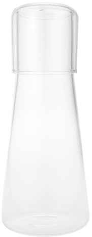 CONGARTENO Glass Water Jug 750ml Cold Water Jug Thickened Carafe Cooling Kettle Beverage Holder for Household and Party Use