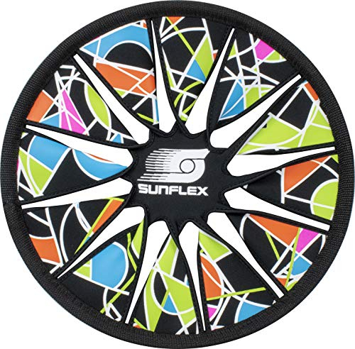 Sunflex Wurfscheibe Venus Color Pro | weiche und leichte Flugscheibe für den Strand und den Park | perfekt für Einsteiger und Fortgeschrittene Spieler | extrem robust und für jede Altersgruppe