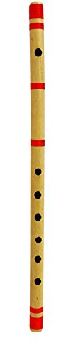Big Traditional Handmade Wooden Bansuri Bamboo Flute Musical Instrument Decor
