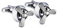 BagTu Flugzeug Propeller Manschettenknöpfe Set, 2 Stück Flugzeug Flugzeuge Fan Blade Manschettenknöpfe mit Geschenkbox
