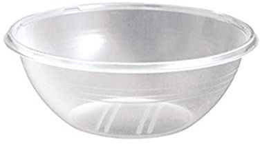 PZ 50 Ciotola BIO Diametro CM 12,5 da 300 ML COPPETTA in PLA Trasparente COMPOSTABILE BIODEGRADABILE per MACEDONIE