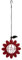 TRIXIE 55616 Meisenknödelhalter Blume, 1 Knödel, Metall, 14 × 42 cm