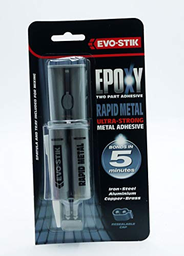 EVO-STIK EPOXY TWO PART ADHESIVE RAPID METAL