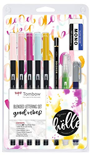 Tombow BS-FH2 Blended Lettering Set Good Vibes, 1 Stück (1er Pack)