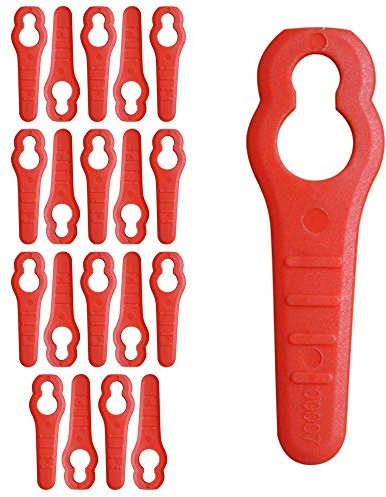 RocwooD 20 x Plastic Blades Fits Sovereign MEH29 MEH929 (900w) Lawnmower