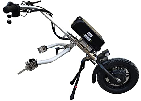 faginx 500 W Rollstuhl-Zuggerät Elektrorollstuhl 17 Ah Lithiumbatterie Reichweite 85 km 3 Geschwindigkeiten einstellbar 12-Zoll-Räder LCD-Display, geeigneter Sportrollstuhldurchmesser 20-26 mm