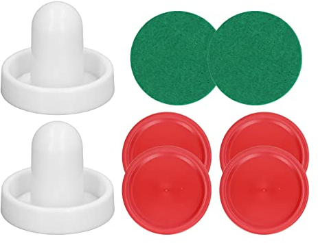 Alomejor 8pcs 60mm Air Hockey Drücker Sets Hockey Stick High Impact Hockey Tisch Air Hockey Zubehör(Typ B)