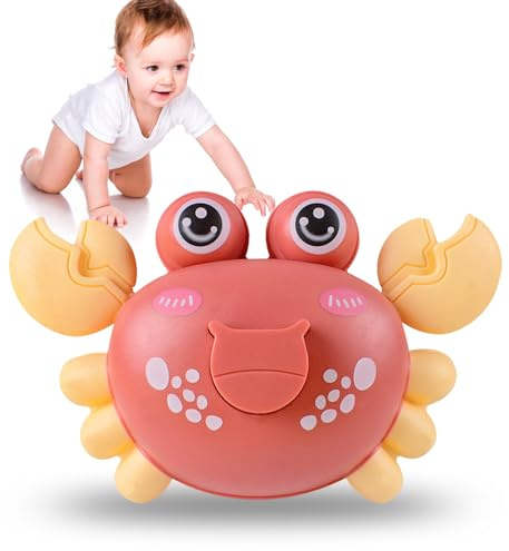 Steemjoey Juguetes para Bebés: Cangrejo de Juguete Educativo, Sensorial e Intelectual - Regalos para Niños y Niñas de 0 a 3 Años