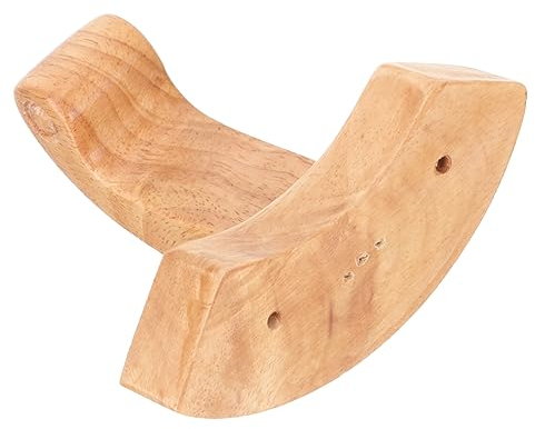 HEMOTON Gitarre Wandhalterung Für Akustikgitarre Bass Und Ukulele Stabiler Holz-gitarrenhalter Mit Einfachem Montage-design Platzsparend Und Sicher Für Instrumente