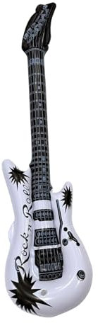 Chitarre Gonfiabili Per Bambini, Palloncino Per Chitarra - Gonfiare Gli Strumenti Per Chitarra - Giocattolo Gonfiabile Per Chitarra Per Feste Blow Rock Guitar Decorazioni Per Feste Puntelli Fotografic